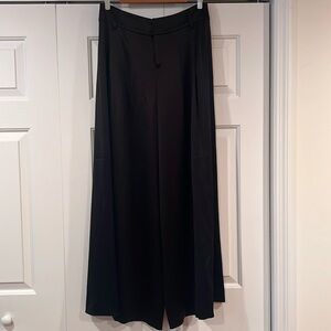 Alice and Olivia ultra wide leg satin pant